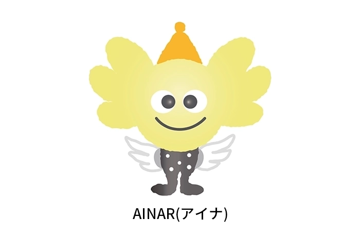 岡崎ならい歯科のキャラクター。可愛くカラフルで子供に親しみやすいデザイン｜かわいいデザイン研究所