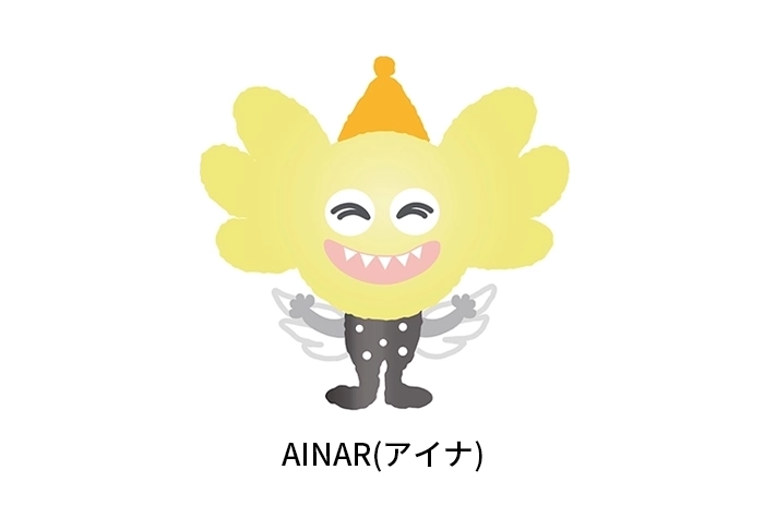 岡崎ならい歯科のキャラクター。可愛くカラフルで子供に親しみやすいデザイン｜かわいいデザイン研究所